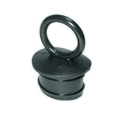 TH Marine Vinyl Push Plug - Black